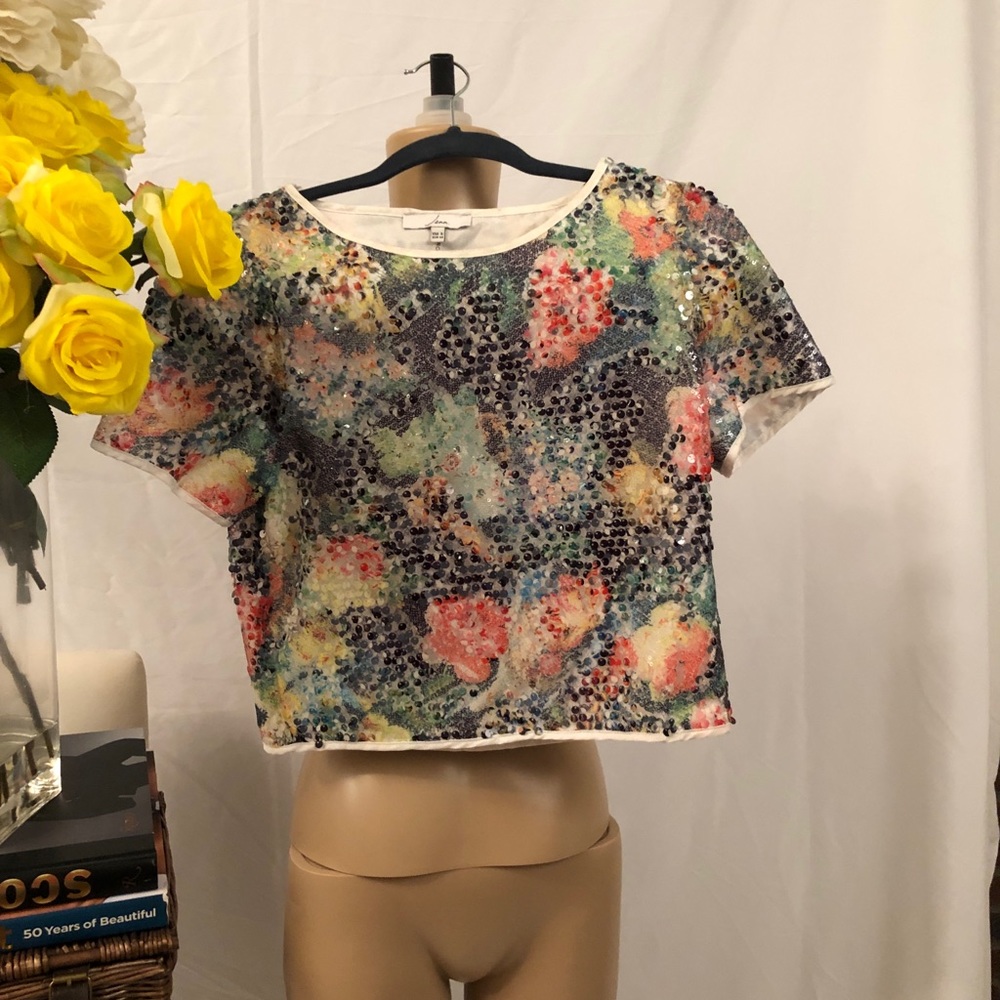 Sequin Flower Blouse